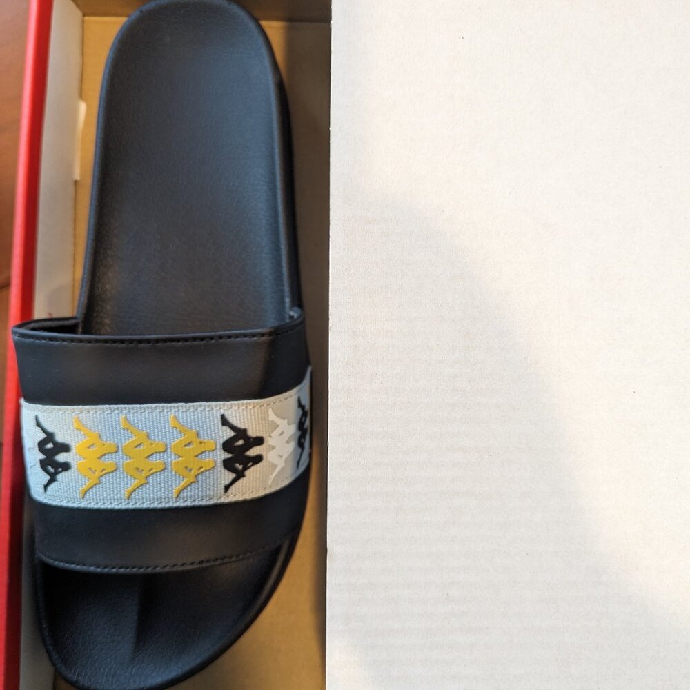 Kappa 222 Banda Adam 18 Black-Grey LT-Yellow Sandals